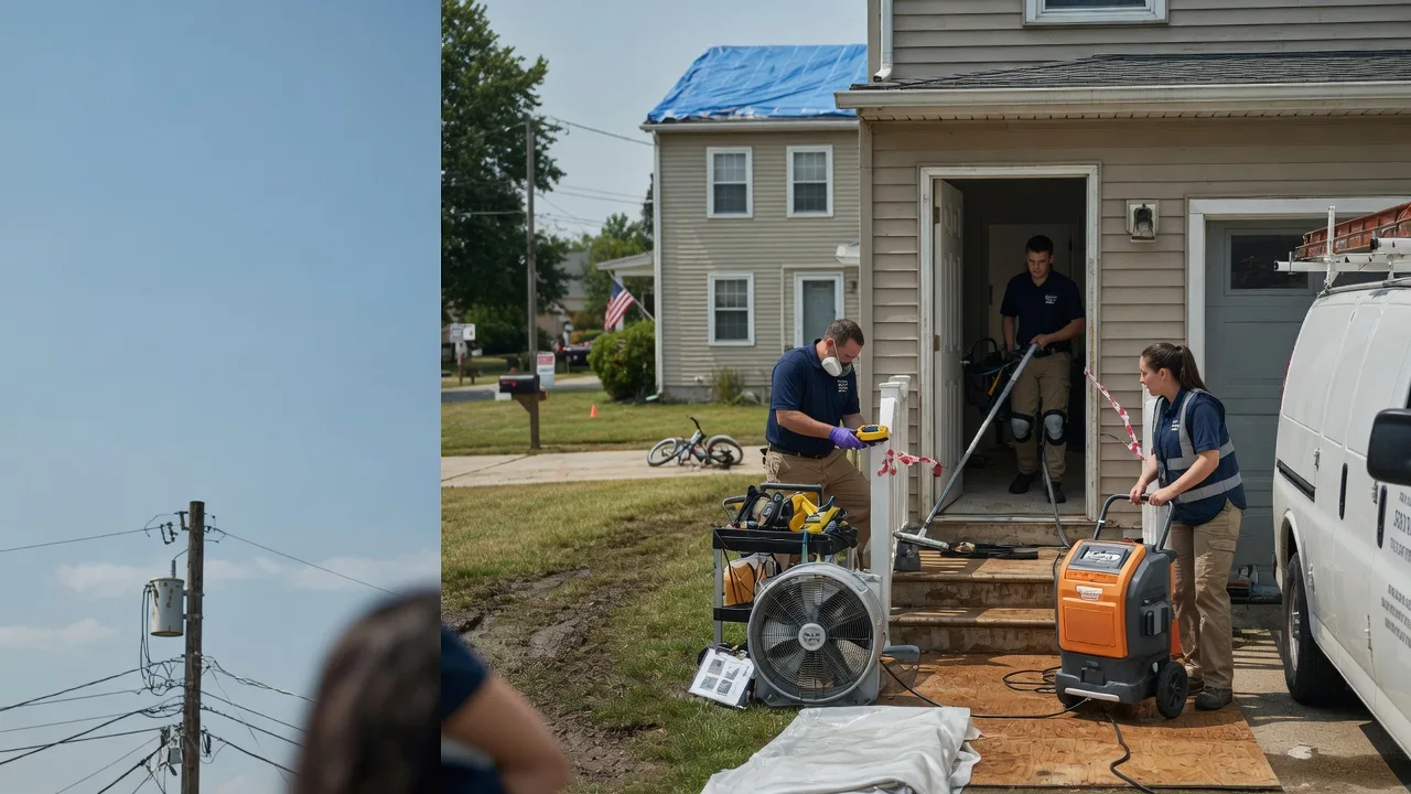 Water Damage Repair in Fairland, IN near me